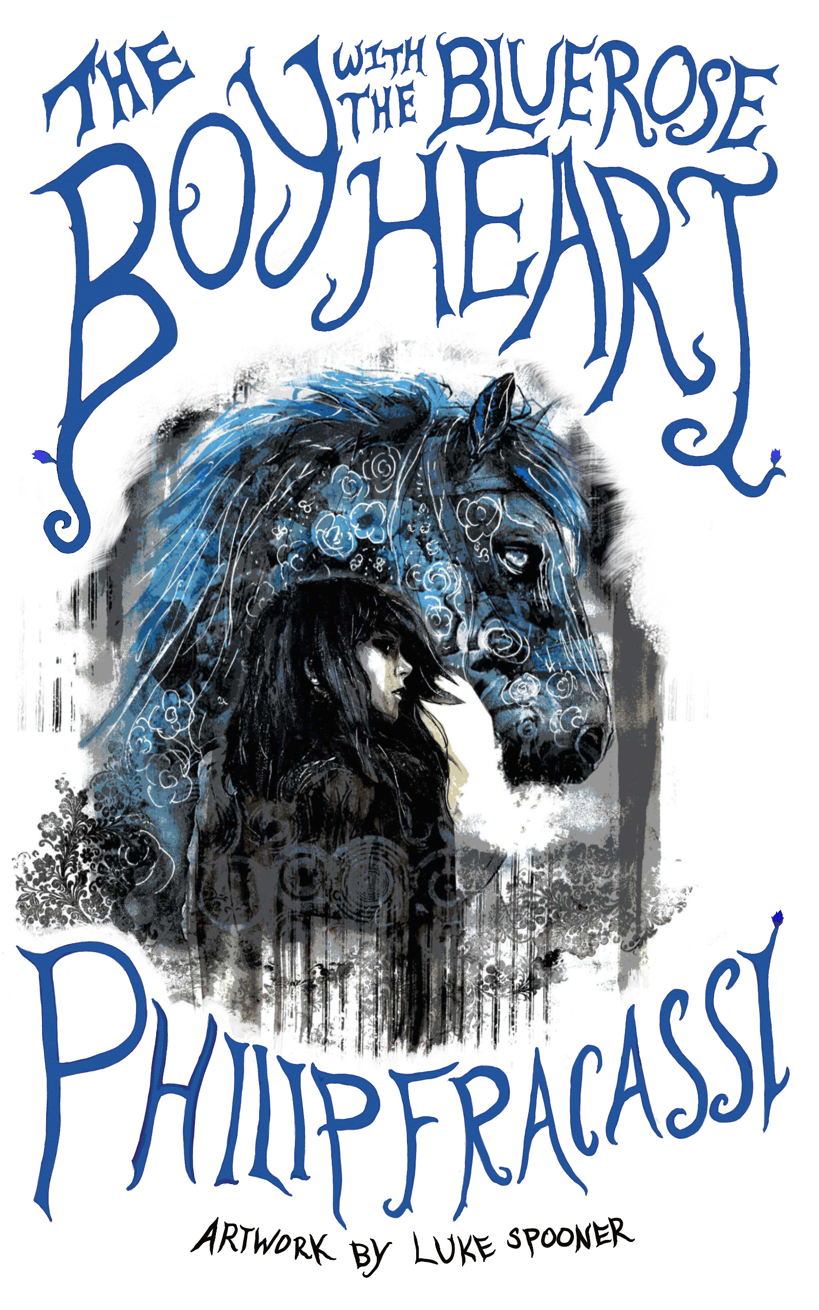 The Boy with the Blue Rose Heart book cover