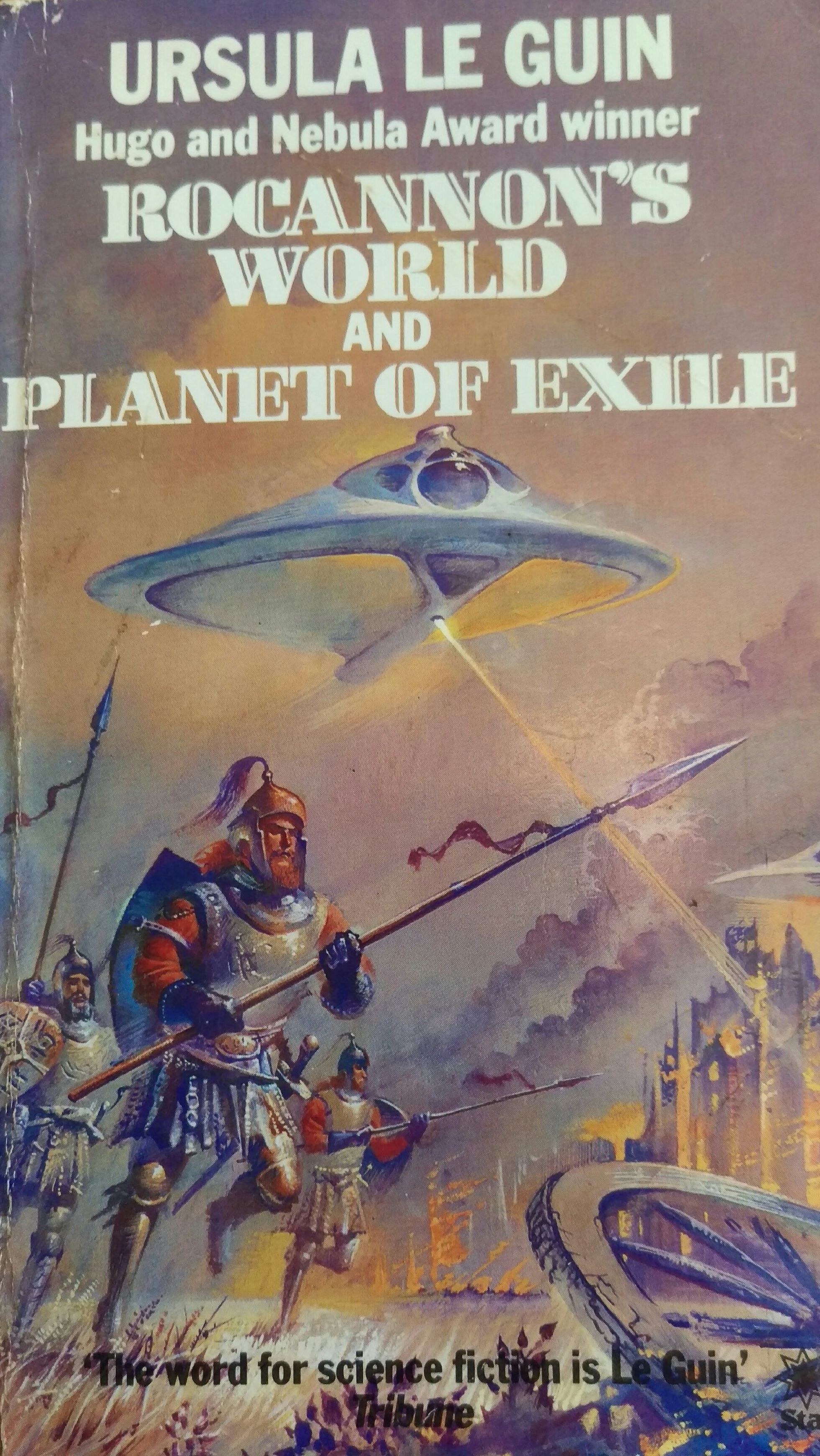 Rocannon's World and Planet of Exile book cover