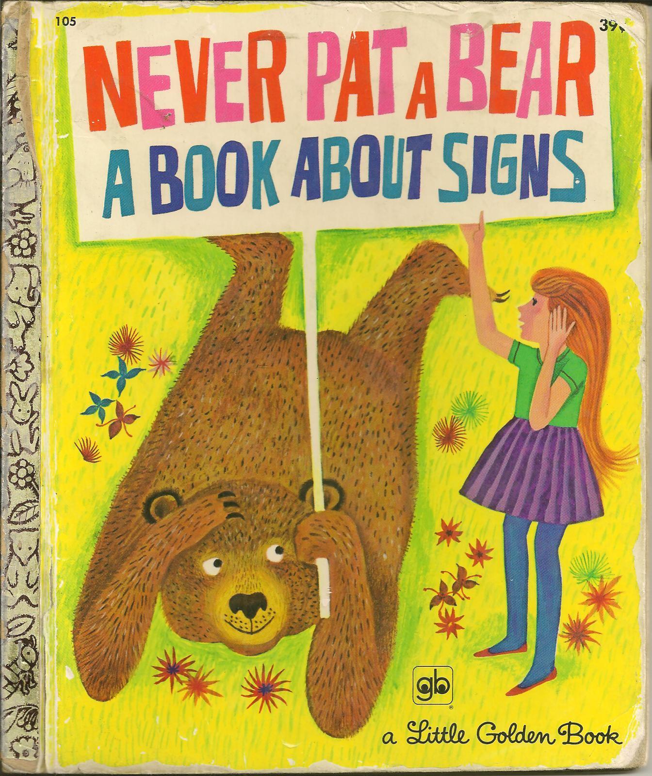 Never Pat a Bear book cover