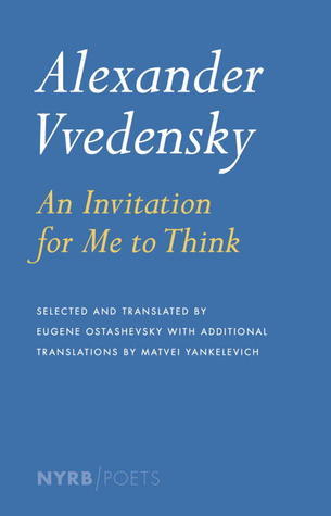 An Invitation for Me to Think book cover