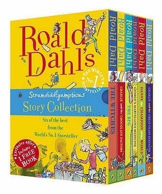 Roald Dahl's Scrumdidlyumptious Story Collection book cover