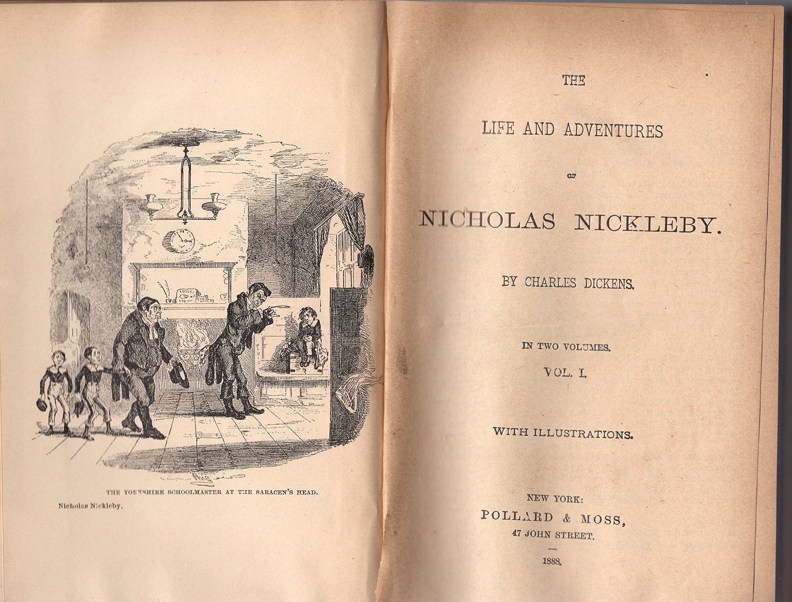 Nicholas Nickleby book cover