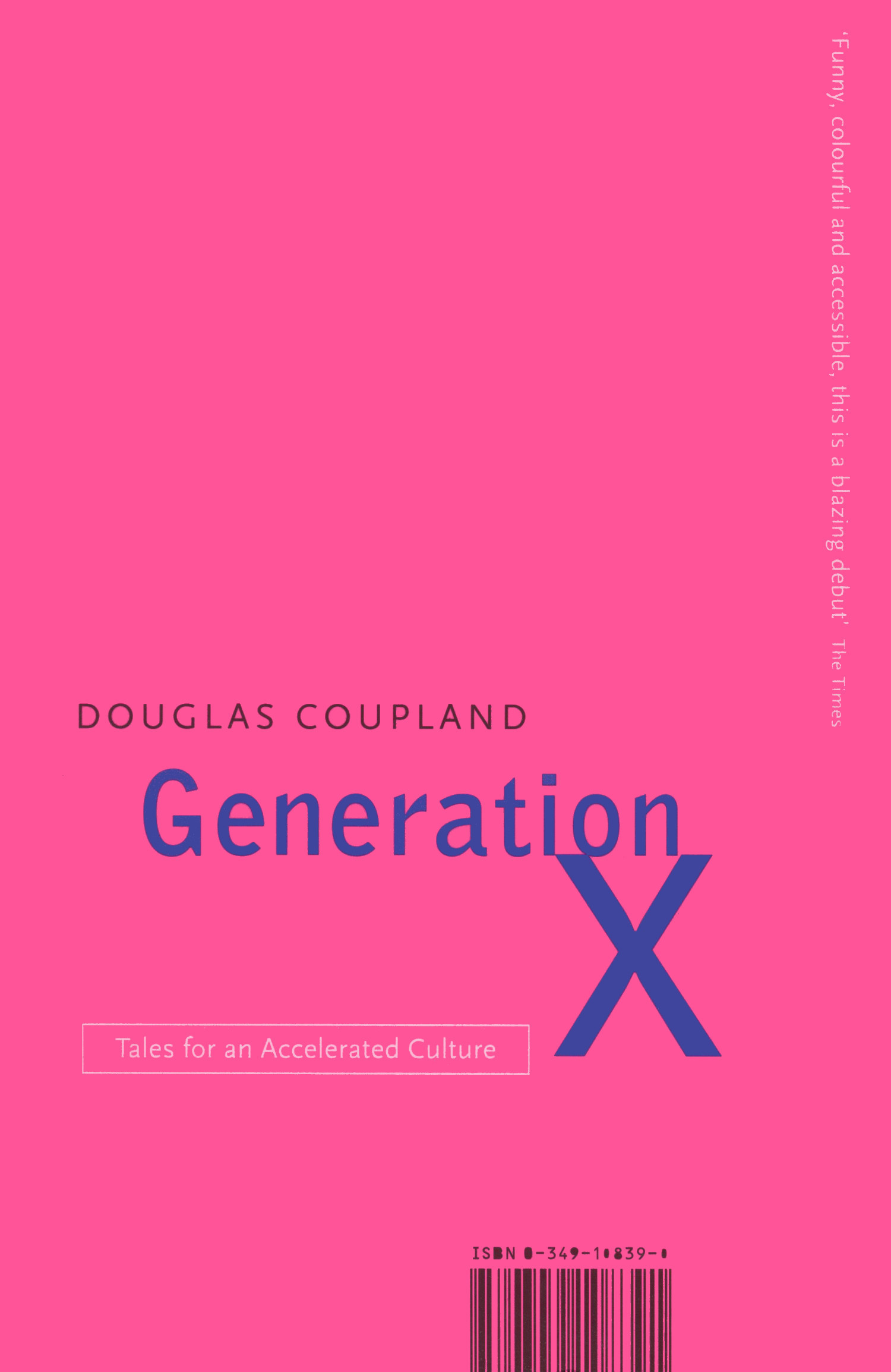 Generation X book cover