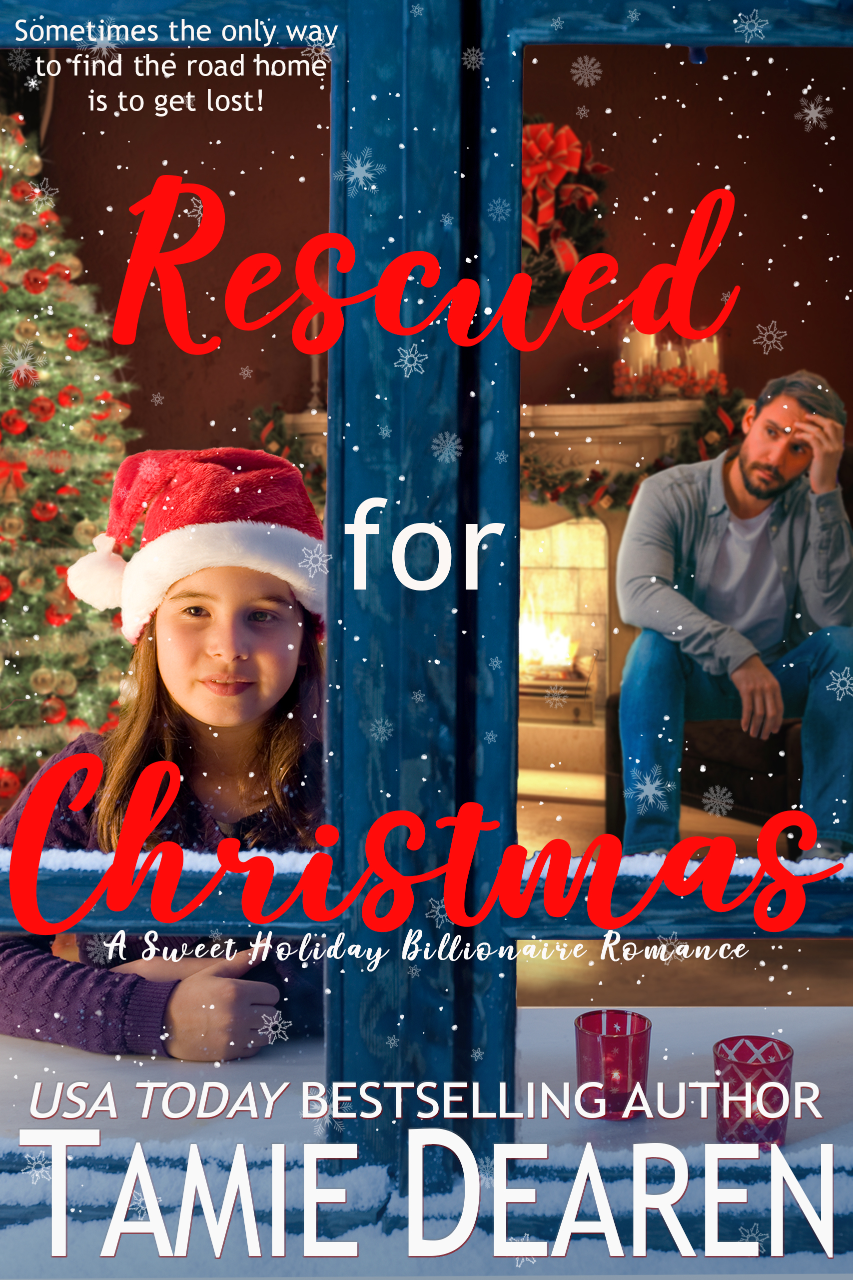 Rescued for Christmas book cover