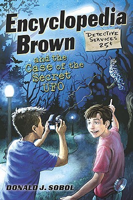 Encyclopedia Brown and the Case of the Secret UFOs book cover