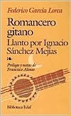 Romancero gitano y Llanto por Ignacio Sánchez Mejías book cover