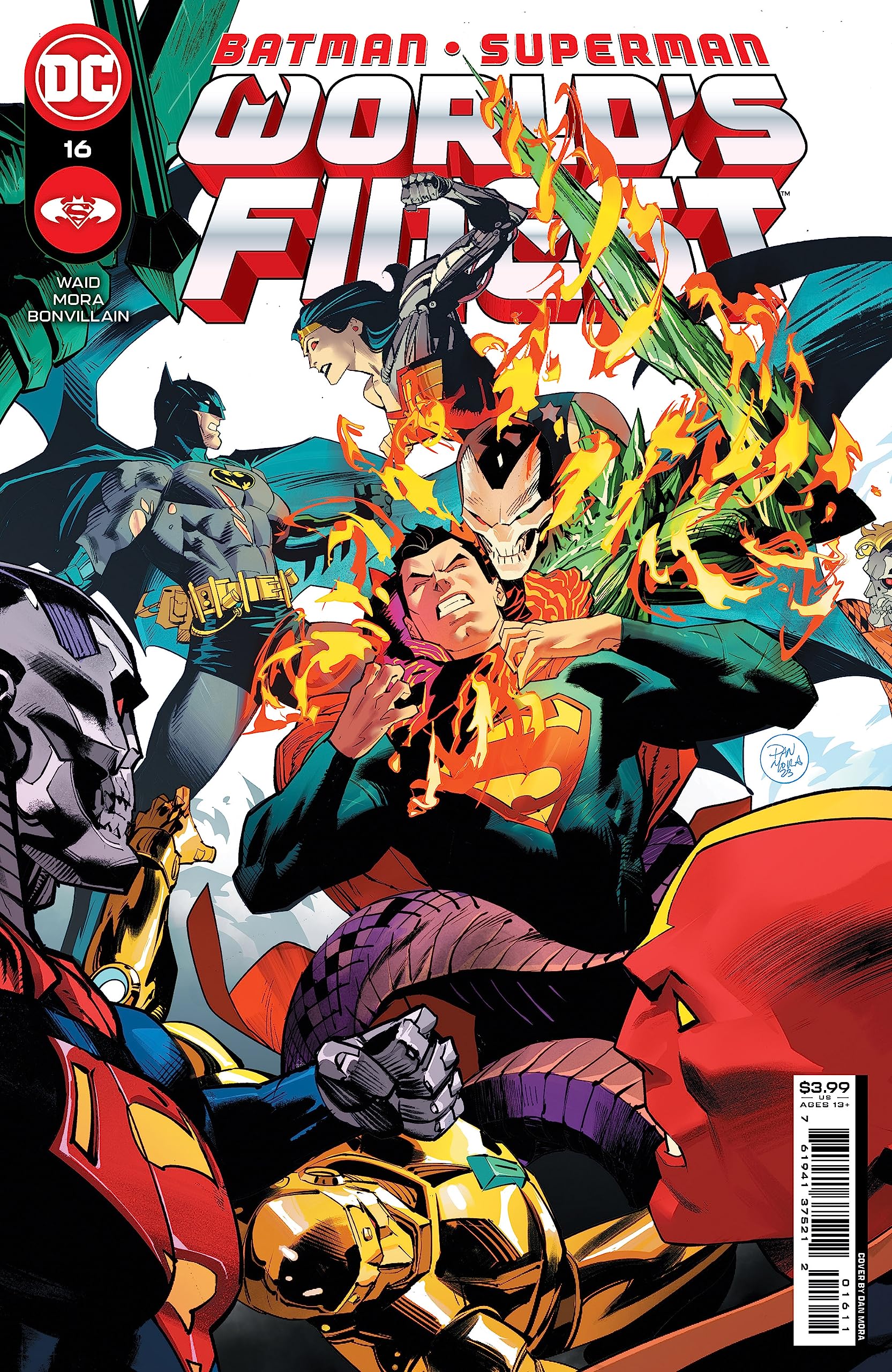 BATMAN SUPERMAN WORLDS FINEST #16 CVR A DAN MORA book cover