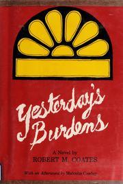 Yesterday's Burdens book cover