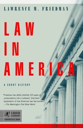 Law in America book cover