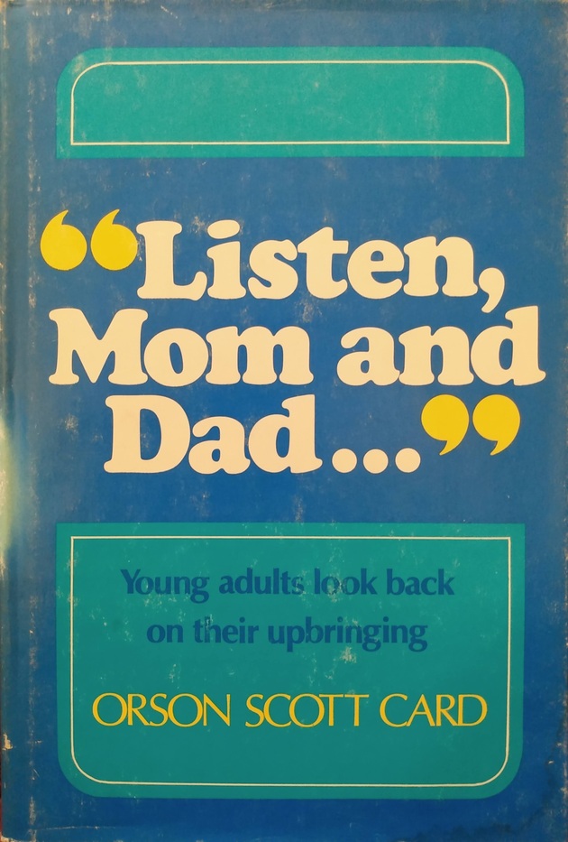 "Listen, Mom and Dad…" book cover