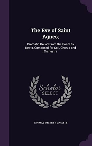 The Eve Of Saint Agnes book cover