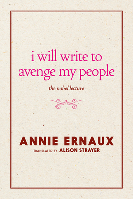 I Will Write to Avenge My People book cover