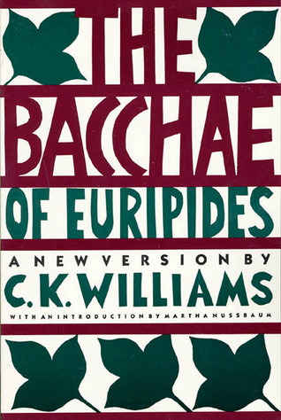 The Bacchae of Euripides book cover