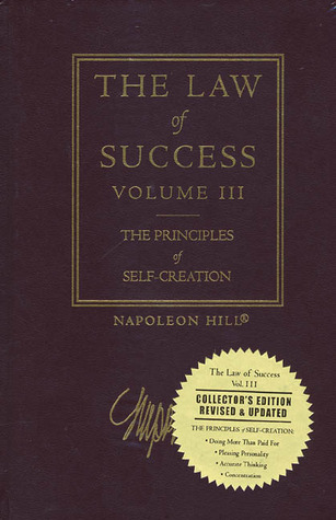 The Law of Success book cover 3