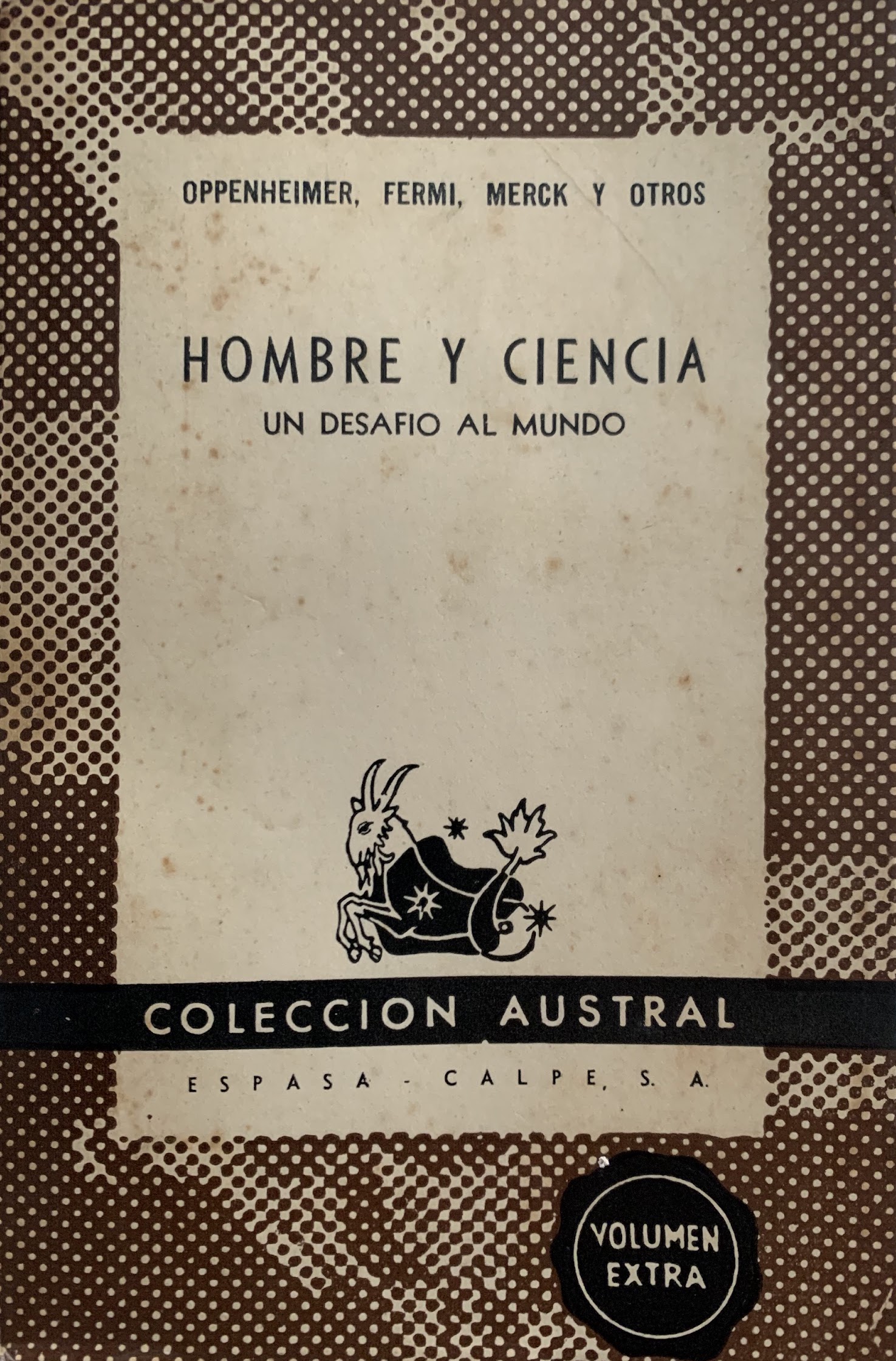 Hombre y ciencia book cover