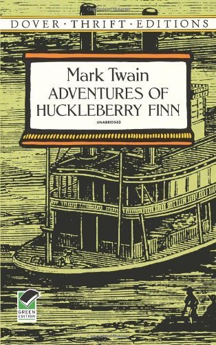 Adventures of Huckleberry Finn barnes and noble cla Edition by Mark Twain published by Dover Publications book cover