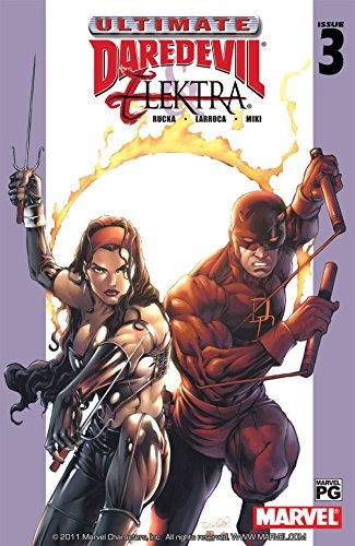 Ultimate Daredevil and Elektra book cover 3