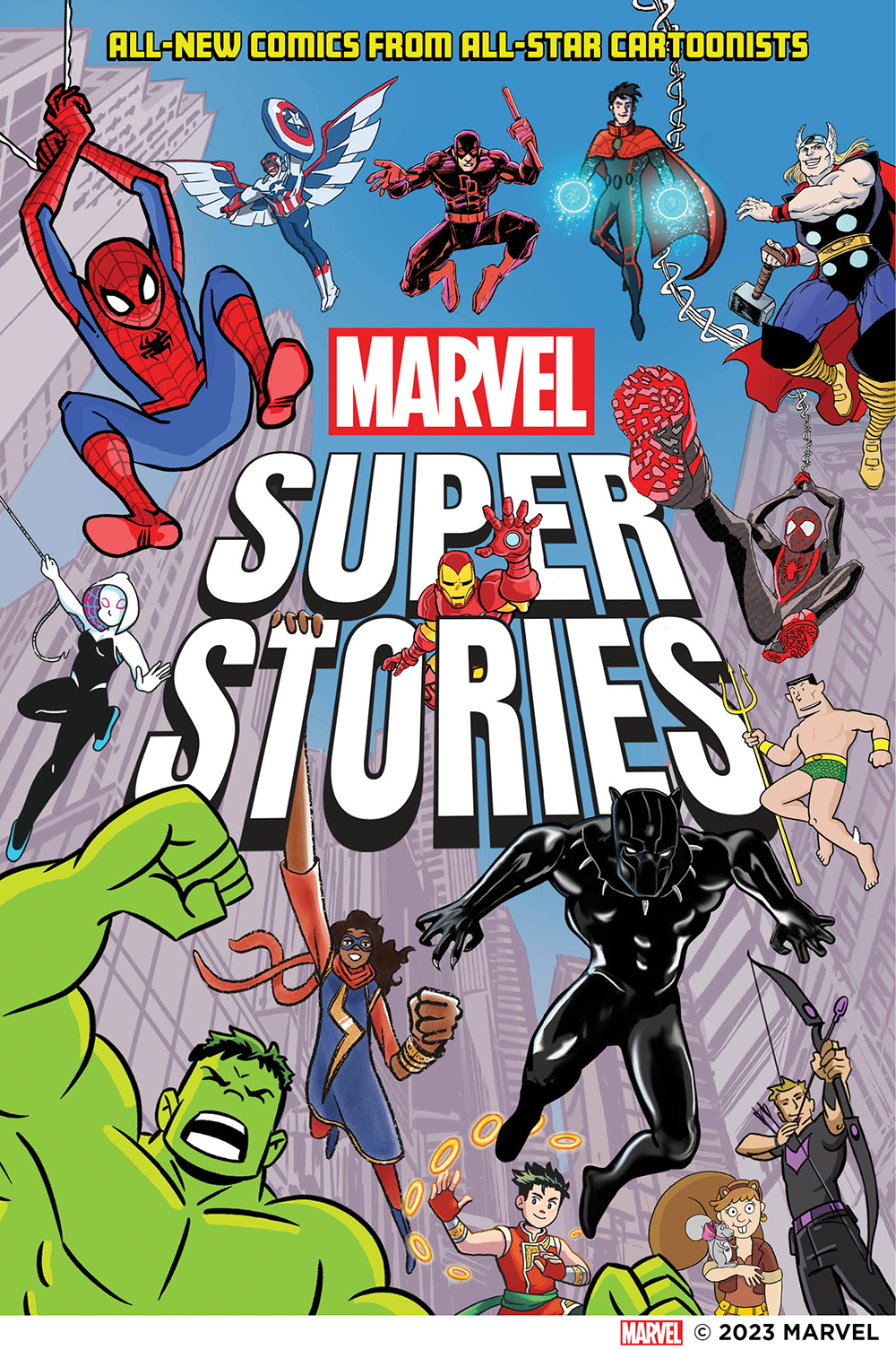 Marvel Super Stories book cover 1