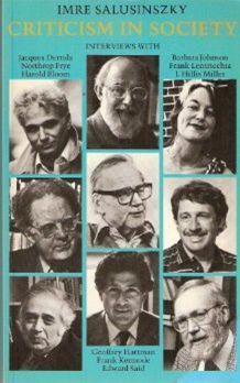 Criticism in Society book cover