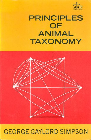 Principles of Animal Taxonomy book cover