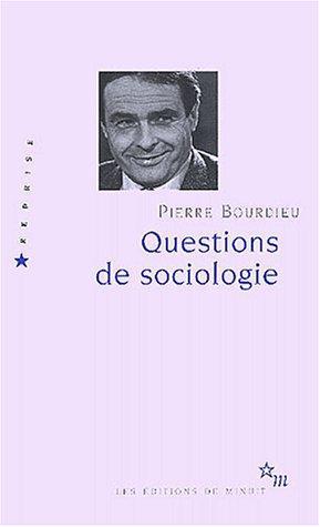 Questions of Sociology book cover