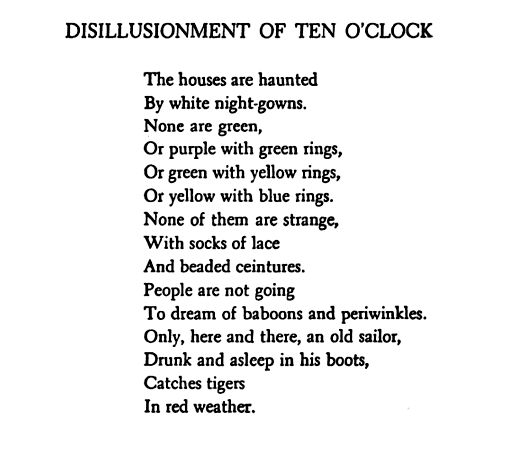 Disillusionment of Ten O'Clock book cover