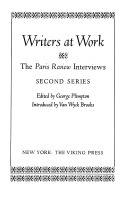 Writers At Work: The Paris Review Interviews book cover 2