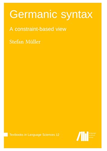 Germanic syntax book cover