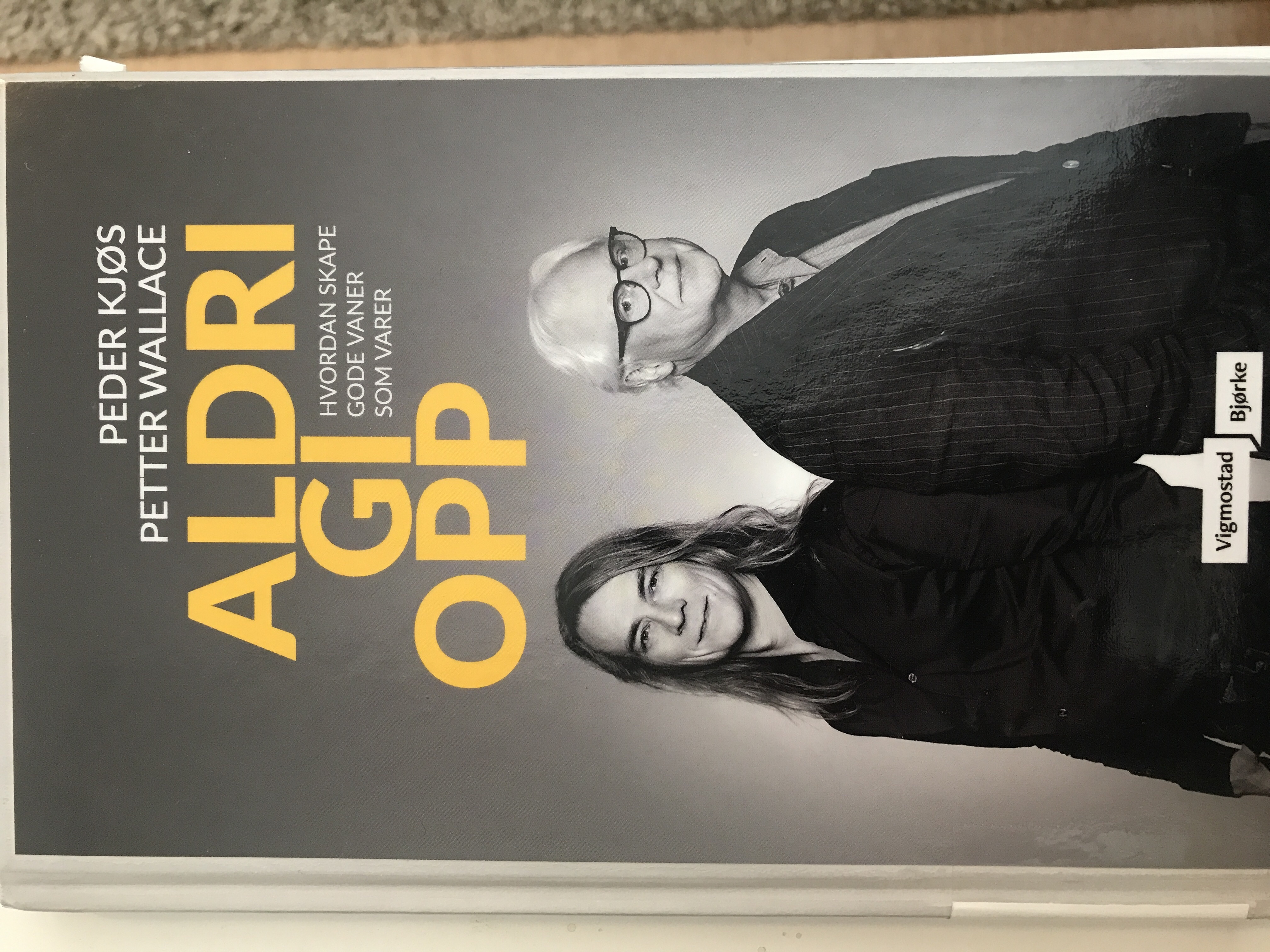 Aldri gi opp - Hvordan skape gode vaner som varer book cover