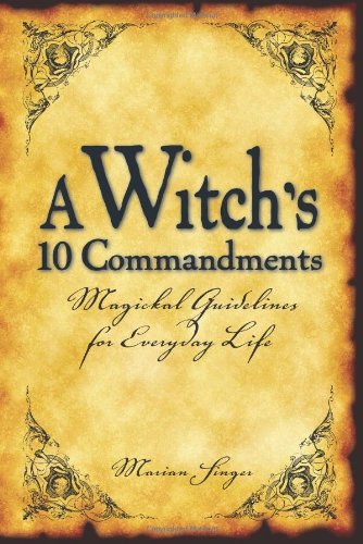 A Witch's 10 Commandments book cover