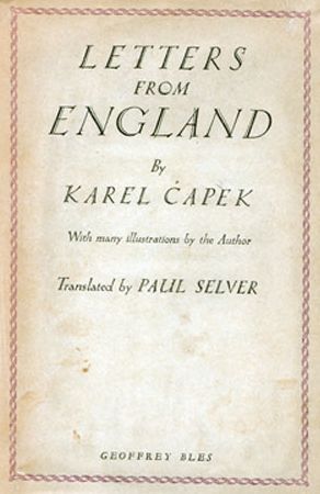 Letters from England book cover