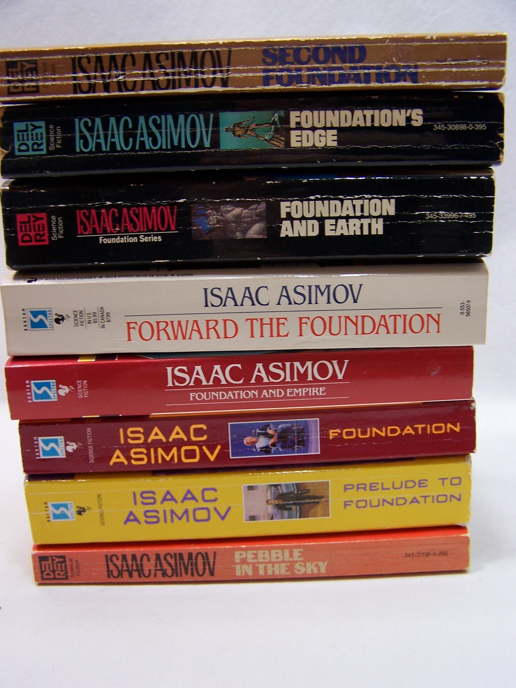 Complete 8 book set Foundation Series book cover