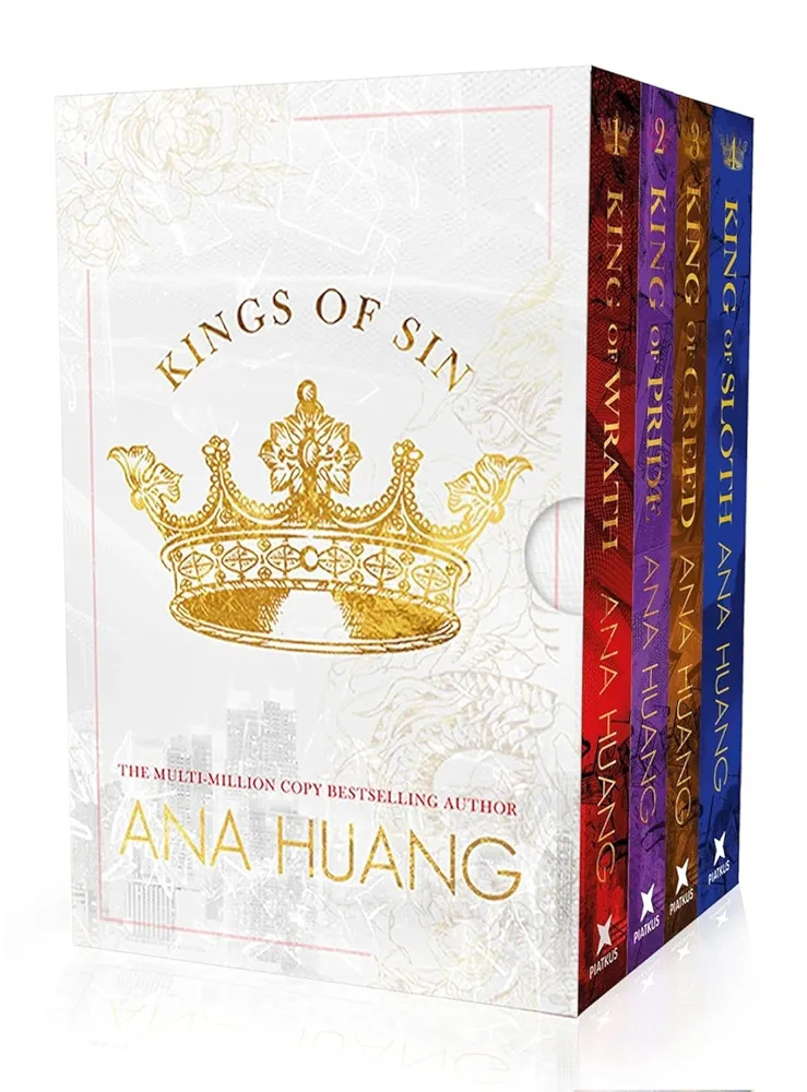 Kings of Sin Series 4 Books Collection By Ana Huang - King of Wrath, King of Pride, King of Greed, King of Sloth book cover