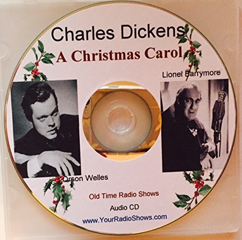 Orson Welles-Charles Dickens "A Christmas Carol" Audio CD 1939 book cover