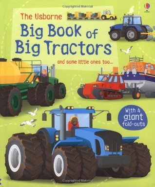 The Usborne Big Book of Big Tractors book cover