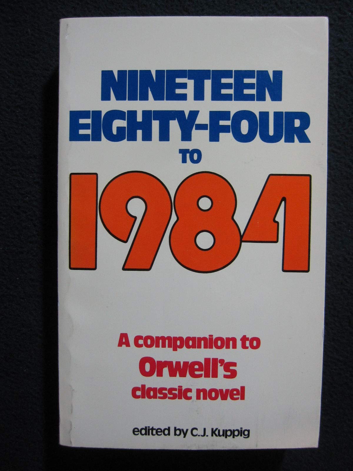 1984 To 1984 book cover
