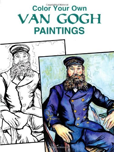 Color Your Own Van Gogh Paintings book cover