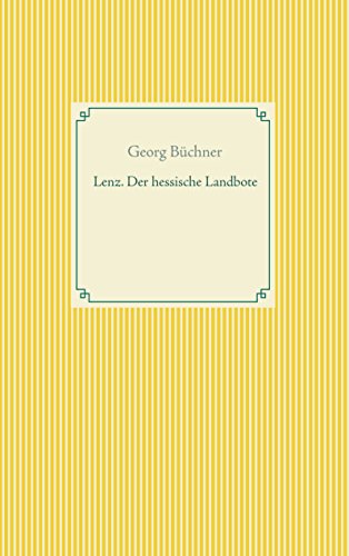 Lenz. Der hessische Landbote book cover