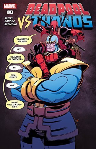 Deadpool vs. Thanos book cover 3