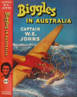 Biggles in Australia book cover