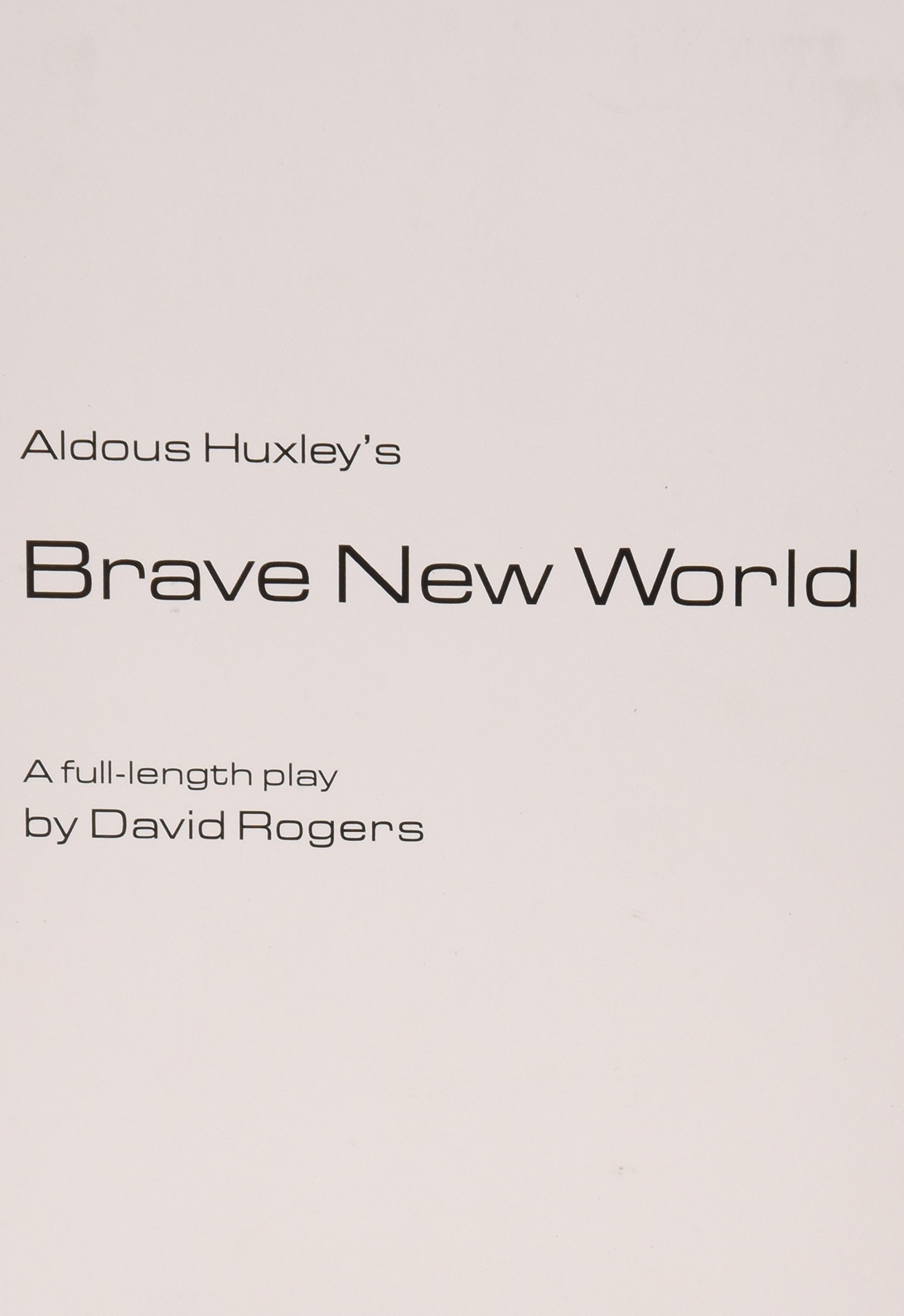 Brave New World book cover