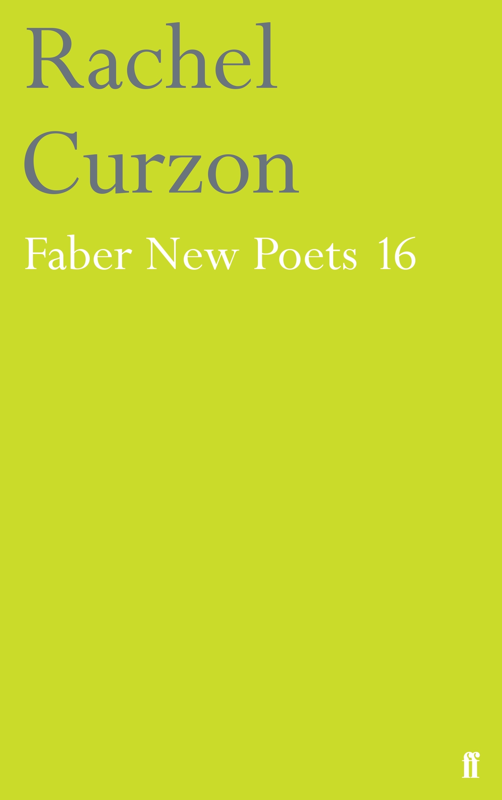 Faber New Poets 16 book cover
