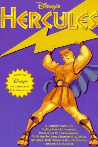 Disney's Hercules Junior Novelization book cover