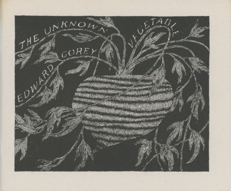 The Unknown Vegetable book cover