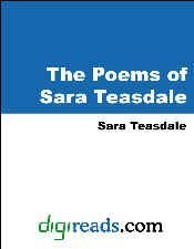 The Poems of Sara Teasdale book cover