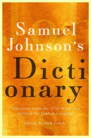 A Dictionary Of The English Language book cover
