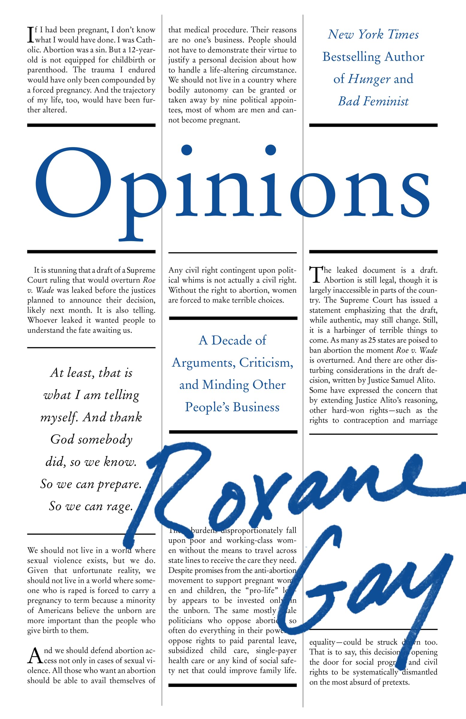 Opinions book cover