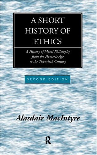 A Short History of Ethics book cover