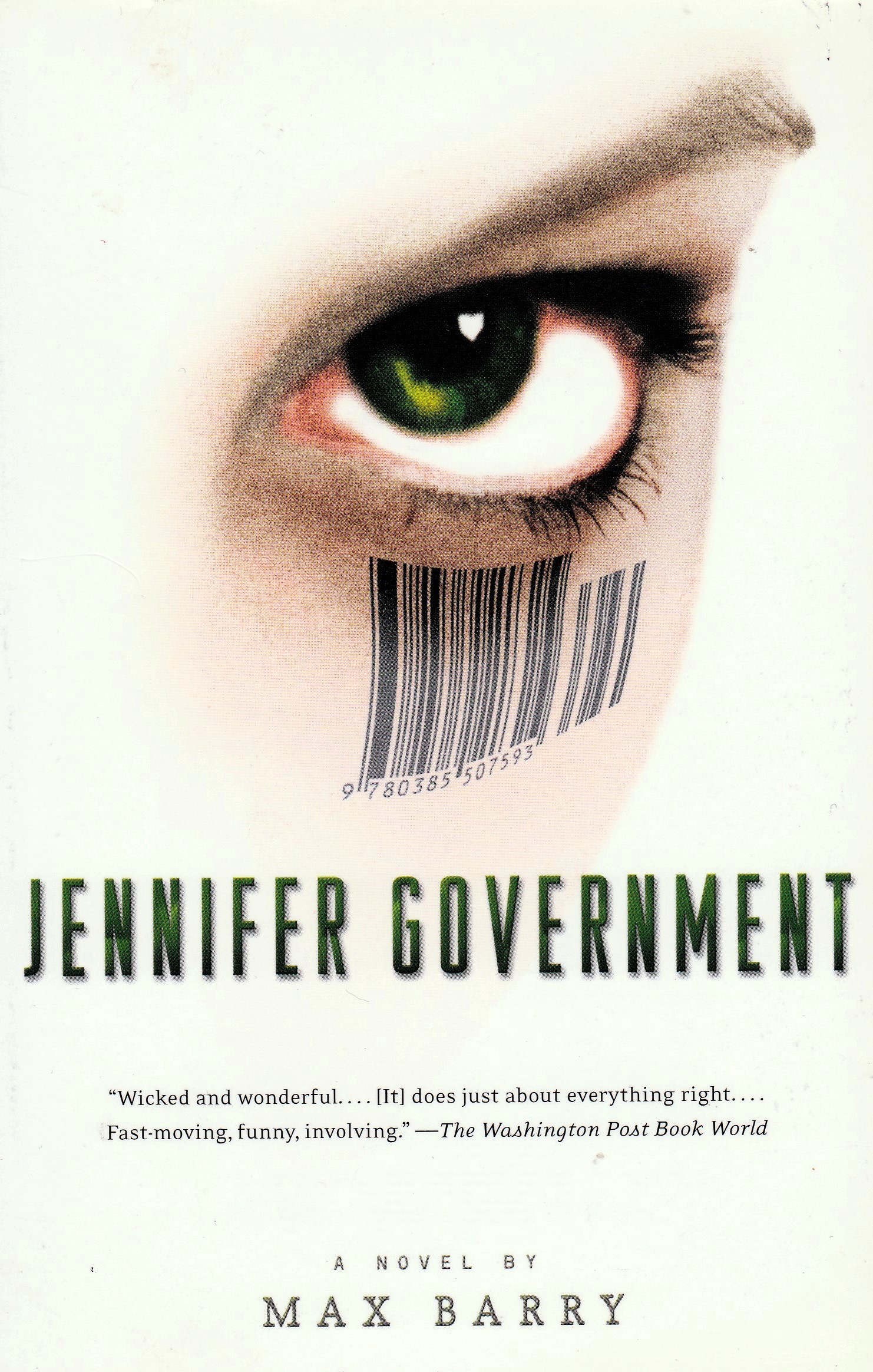Jennifer Government book cover