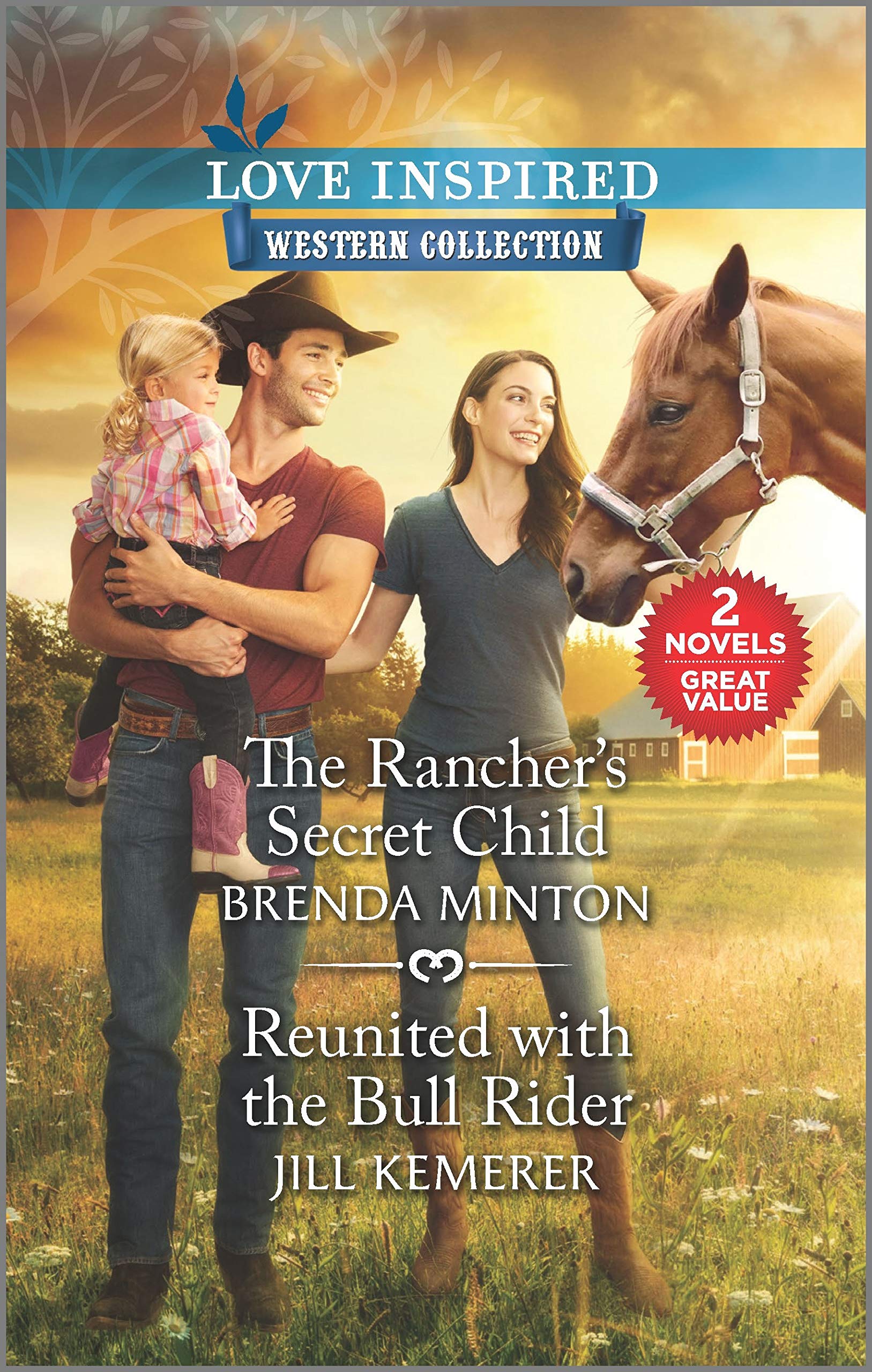 The Rancher's Secret Child and Reunited with the Bull Rider book cover